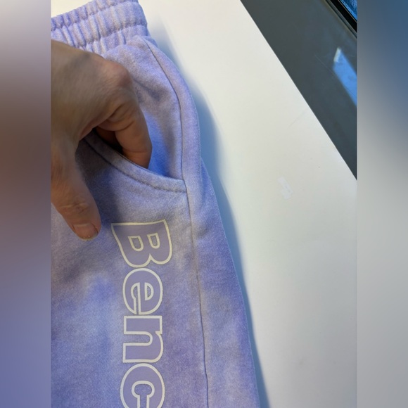 Bench Kids size 14/16 casual elastic waist joggers Sweatpants in Purple Tie-Dye - Picture 3 of 7